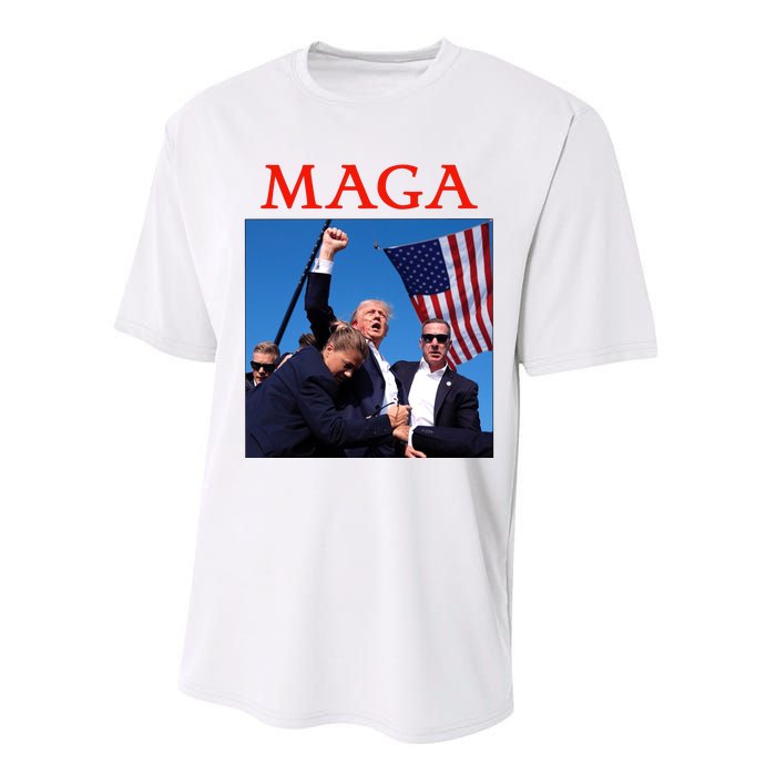 Maga Pray For Trump Trump Rally Shooting Donald Trump Statement Performance Sprint T-Shirt