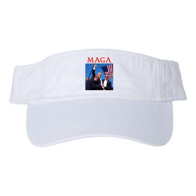 Maga Pray For Trump Trump Rally Shooting Donald Trump Statement Valucap Bio-Washed Visor