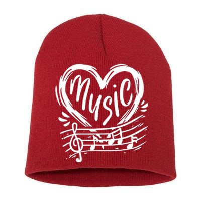 Music Piano Flute Clarinet Musician Musical Short Acrylic Beanie