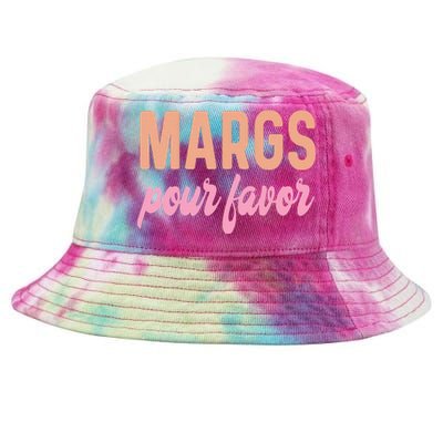 Margs Pour Favor Funny Vacation Travel Cancun Party Fiesta Tie-Dyed Bucket Hat