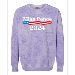 Mike Pence For President 2024 Colorblast Crewneck Sweatshirt