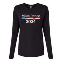 Mike Pence For President 2024 Womens Cotton Relaxed Long Sleeve T-Shirt