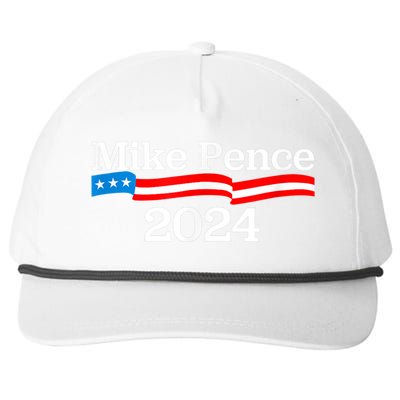 Mike Pence For President 2024 Snapback Five-Panel Rope Hat