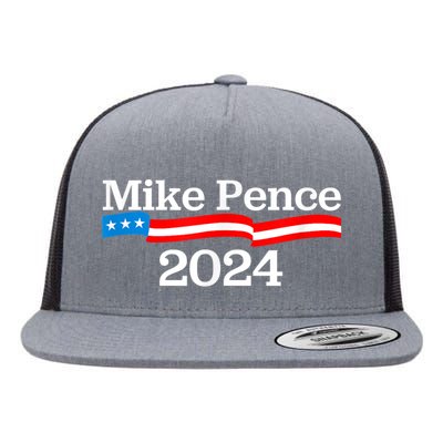 Mike Pence For President 2024 Flat Bill Trucker Hat