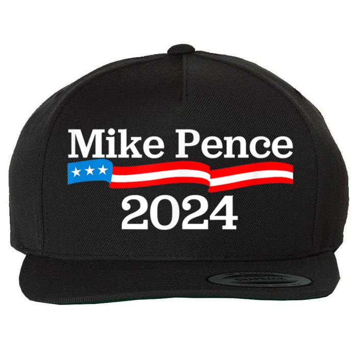 Mike Pence For President 2024 Wool Snapback Cap