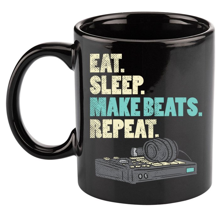 Music Producer, Funny Dj, Music Creator 11oz C Handle Ceramic Mug