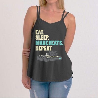 Music Producer, Funny Dj, Music Creator Women's Strappy Tank