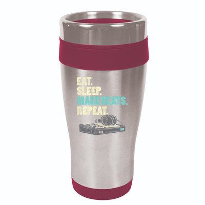 Music Producer, Funny Dj, Music Creator 16oz Travel Tumbler