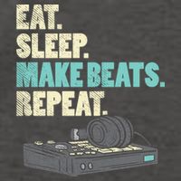Music Producer, Funny Dj, Music Creator Vector Backpack
