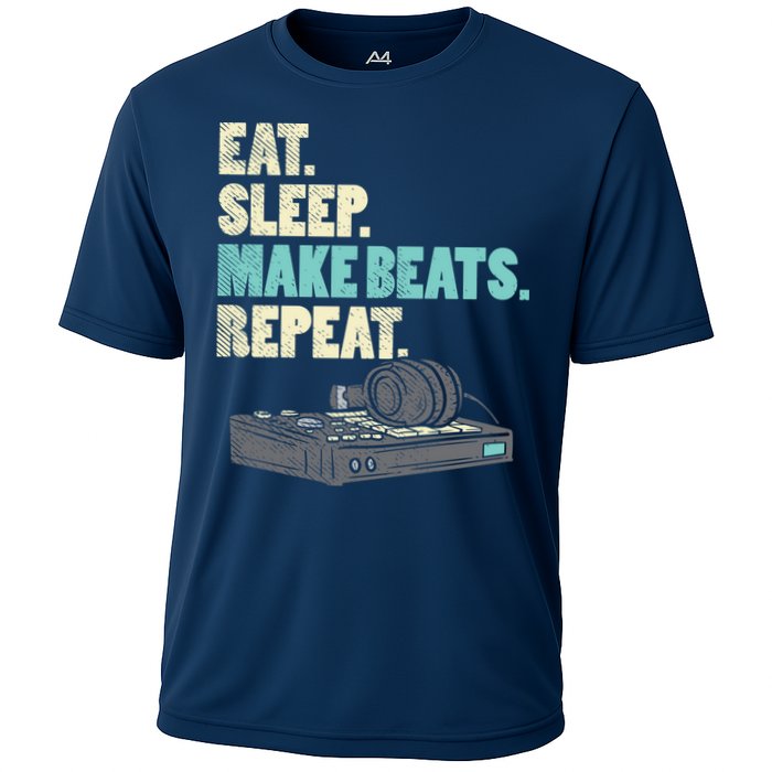 Music Producer, Funny Dj, Music Creator Cooling Performance Crew T-Shirt