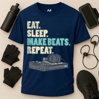 Music Producer, Funny Dj, Music Creator Cooling Performance Crew T-Shirt