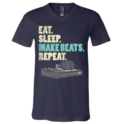 Music Producer, Funny Dj, Music Creator V-Neck T-Shirt