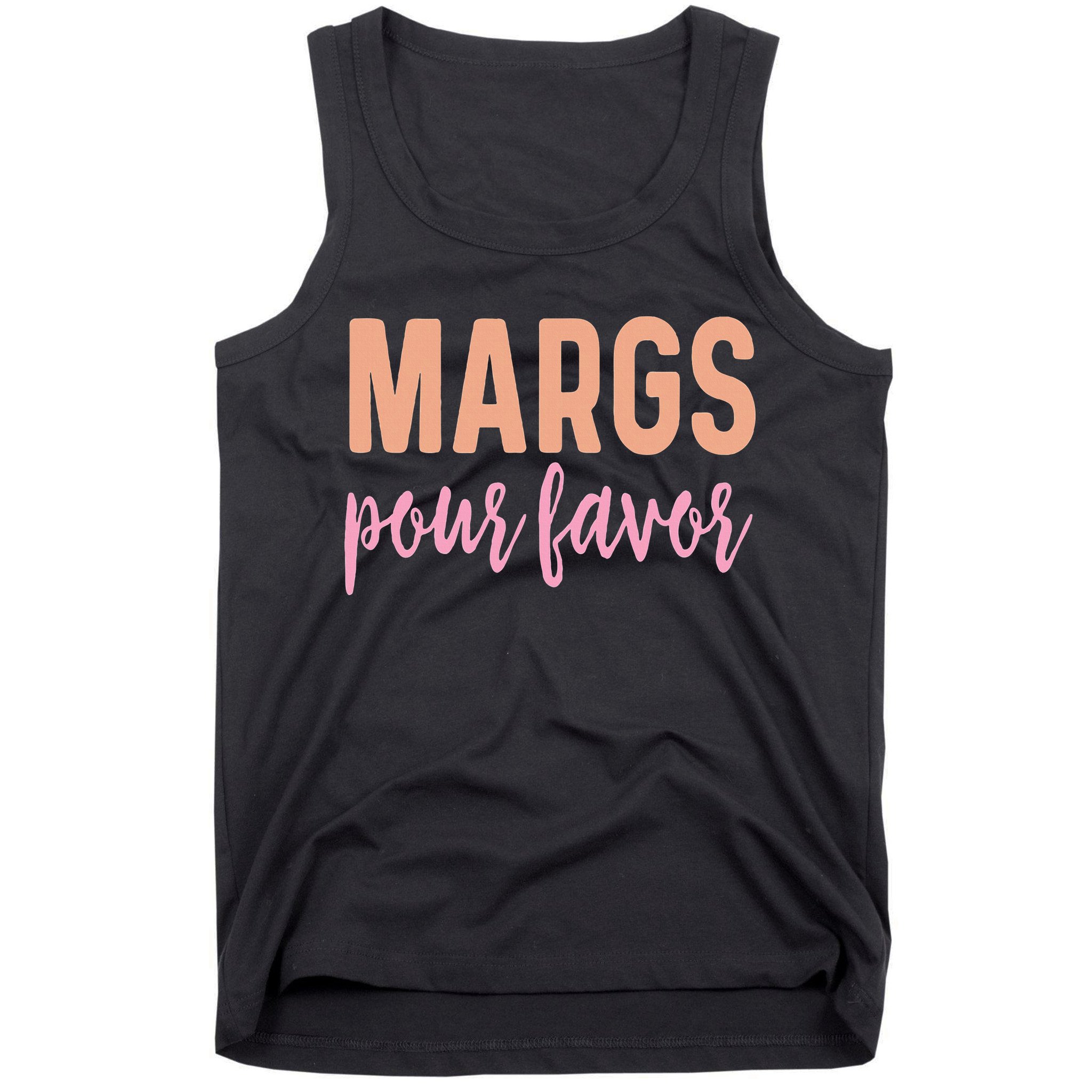Margs Pour Favor Funny Vacation Travel Honeymoon Party Tank Top