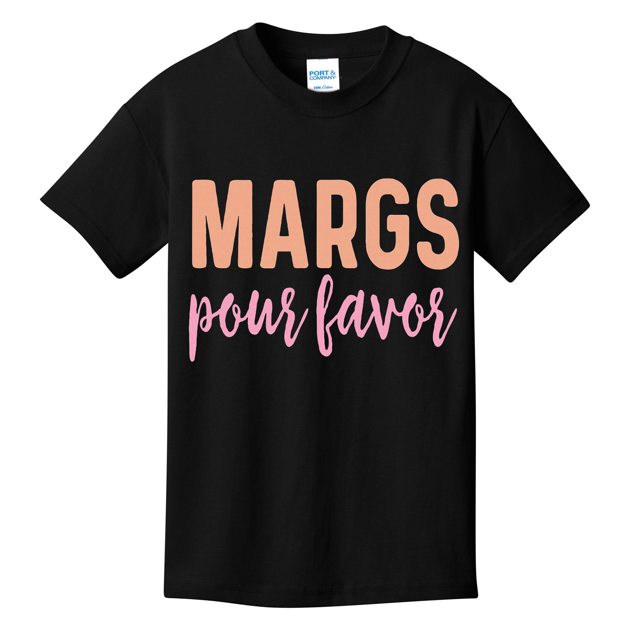 Margs Pour Favor Funny Vacation Travel Honeymoon Party Kids T-Shirt