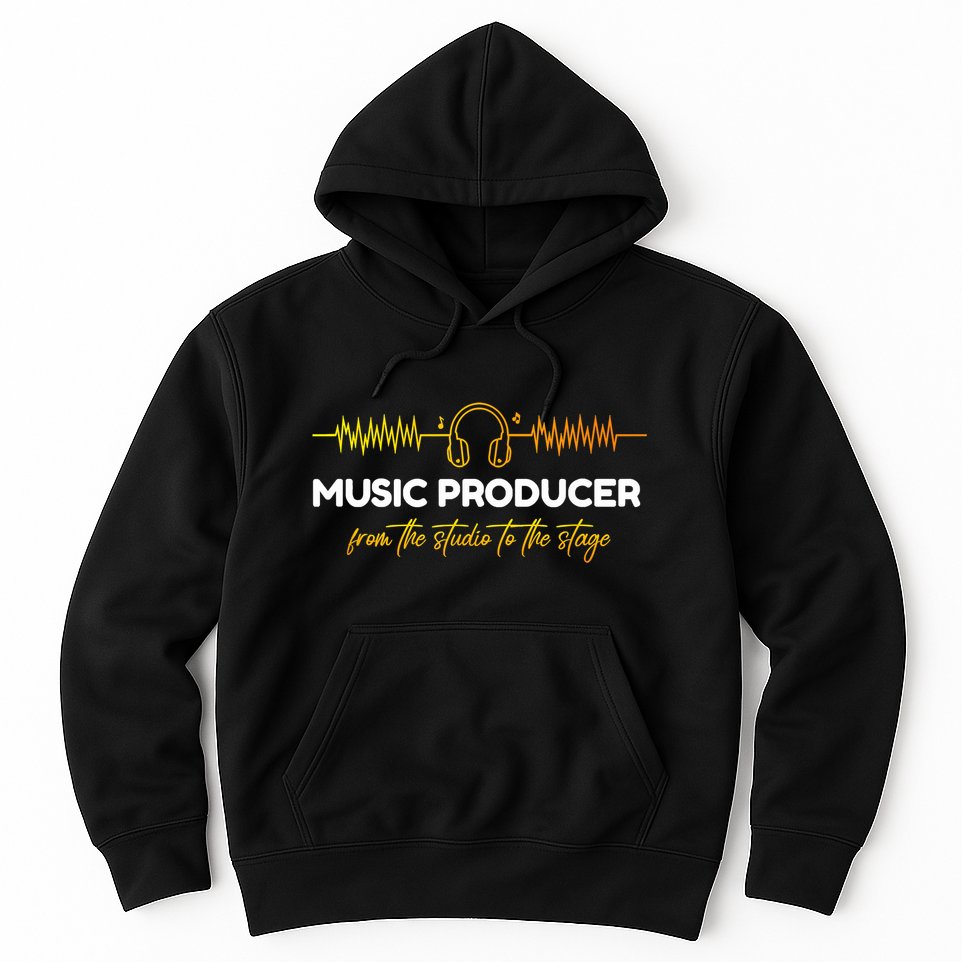 Music Producer From The Studio To The Stage Hoodie