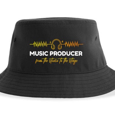 Music Producer From The Studio To The Stage Sustainable Bucket Hat