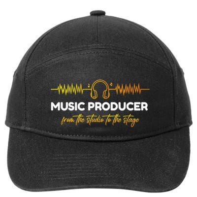 Music Producer From The Studio To The Stage 7-Panel Snapback Hat