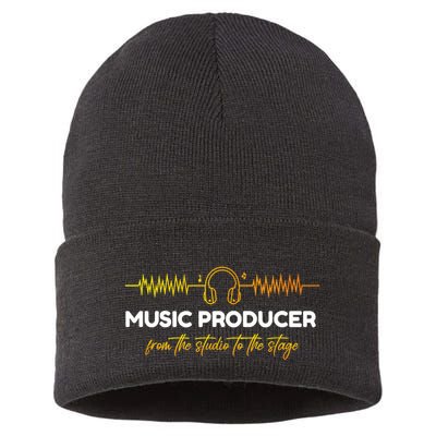Music Producer From The Studio To The Stage Sustainable Knit Beanie