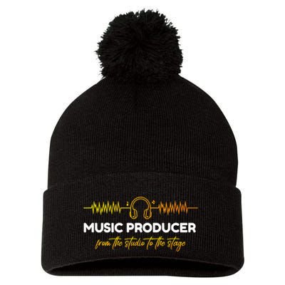 Music Producer From The Studio To The Stage Pom Pom 12in Knit Beanie