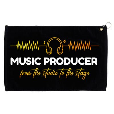 Music Producer From The Studio To The Stage Grommeted Golf Towel