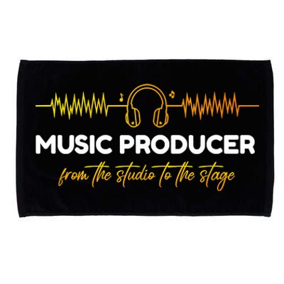 Music Producer From The Studio To The Stage Microfiber Hand Towel