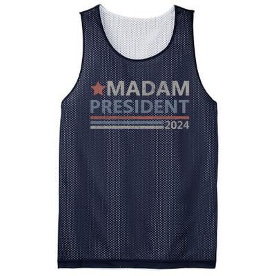 Madam President First Female President Presidential Election Gift Mesh Reversible Basketball Jersey Tank