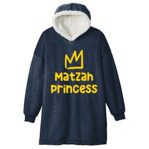 Matzah Princess Funny Passover Afikoman Jewish Pesach Hooded Wearable Blanket