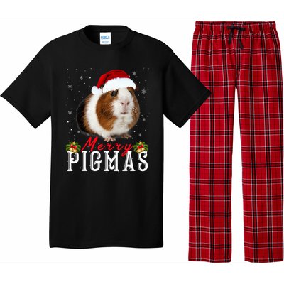 Merry Pigmas Face Mask Funny Guinea Pig Christmas Santa Xmas Pajama Set