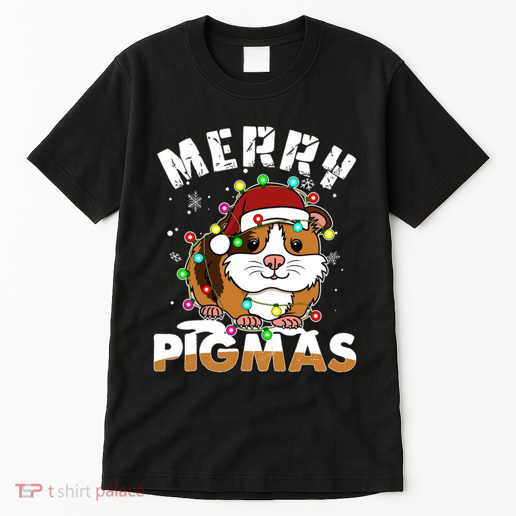 Merry Pigmas Funny Xmas Christmas Guinea Pig Lover Gift Tall T-Shirt