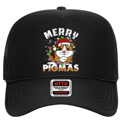 Merry Pigmas Funny Xmas Christmas Guinea Pig Lover Gift Trucker Hat