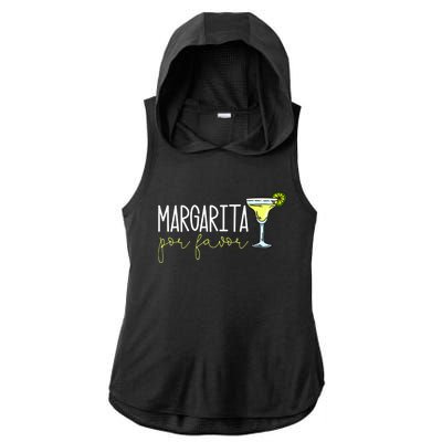 Margarita Por Favor Margarita Lover Margarita Drinker Cinco De Mayo Fiesta Ladies PosiCharge Tri-Blend Wicking Draft Hoodie Tank