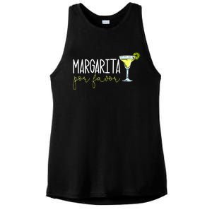 Margarita Por Favor Margarita Lover Margarita Drinker Cinco De Mayo Fiesta Ladies PosiCharge Tri-Blend Wicking Tank