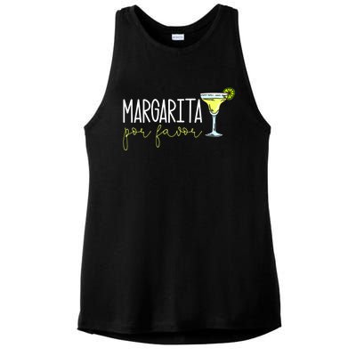 Margarita Por Favor Margarita Lover Margarita Drinker Cinco De Mayo Fiesta Ladies PosiCharge Tri-Blend Wicking Tank