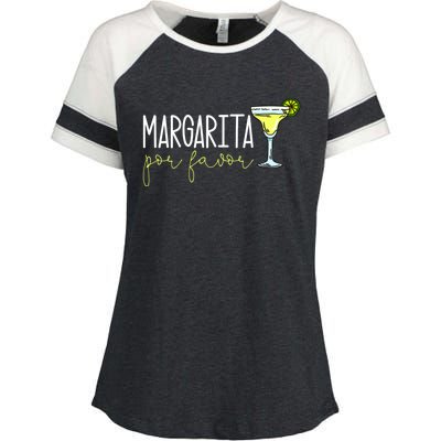 Margarita Por Favor Margarita Lover Margarita Drinker Cinco De Mayo Fiesta Enza Ladies Jersey Colorblock Tee