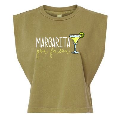 Margarita Por Favor Margarita Lover Margarita Drinker Cinco De Mayo Fiesta Garment-Dyed Women's Muscle Tee