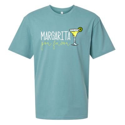 Margarita Por Favor Margarita Lover Margarita Drinker Cinco De Mayo Fiesta Sueded Cloud Jersey T-Shirt