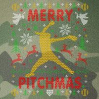 Merry Pitchmas Fastpitch Softball Pitcher Ugly Christmas Legacy Tie Dye Trucker Hat
