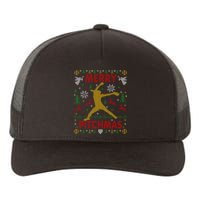 Merry Pitchmas Fastpitch Softball Pitcher Ugly Christmas Yupoong Adult 5-Panel Trucker Hat