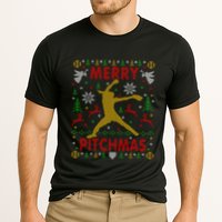 Merry Pitchmas Fastpitch Softball Pitcher Ugly Christmas Performance Shirt