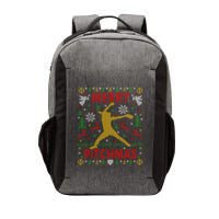 Merry Pitchmas Fastpitch Softball Pitcher Ugly Christmas Vector Backpack
