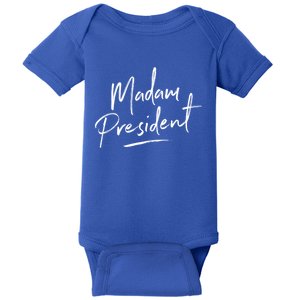 Madam President Feminine Script Gift Baby Bodysuit