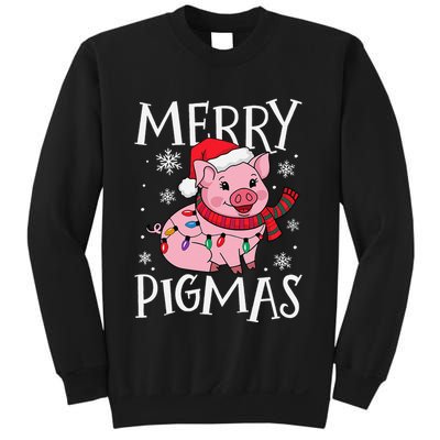 Merry Pigmas Funny Pig Christmas Santa Pig Xmas Farmer Sweatshirt