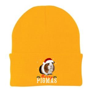 Merry Pigmas Face Mask Funny Guinea Pig Christmas Santa Xmas Gift Knit Cap Winter Beanie