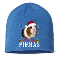 Merry Pigmas Face Mask Funny Guinea Pig Christmas Santa Xmas Gift Sustainable Beanie