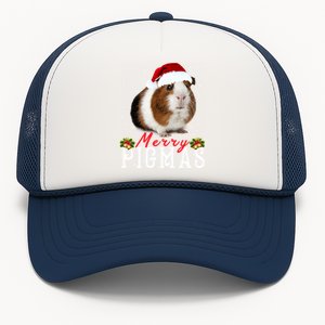 Merry Pigmas Face Mask Funny Guinea Pig Christmas Santa Xmas Gift Trucker Hat