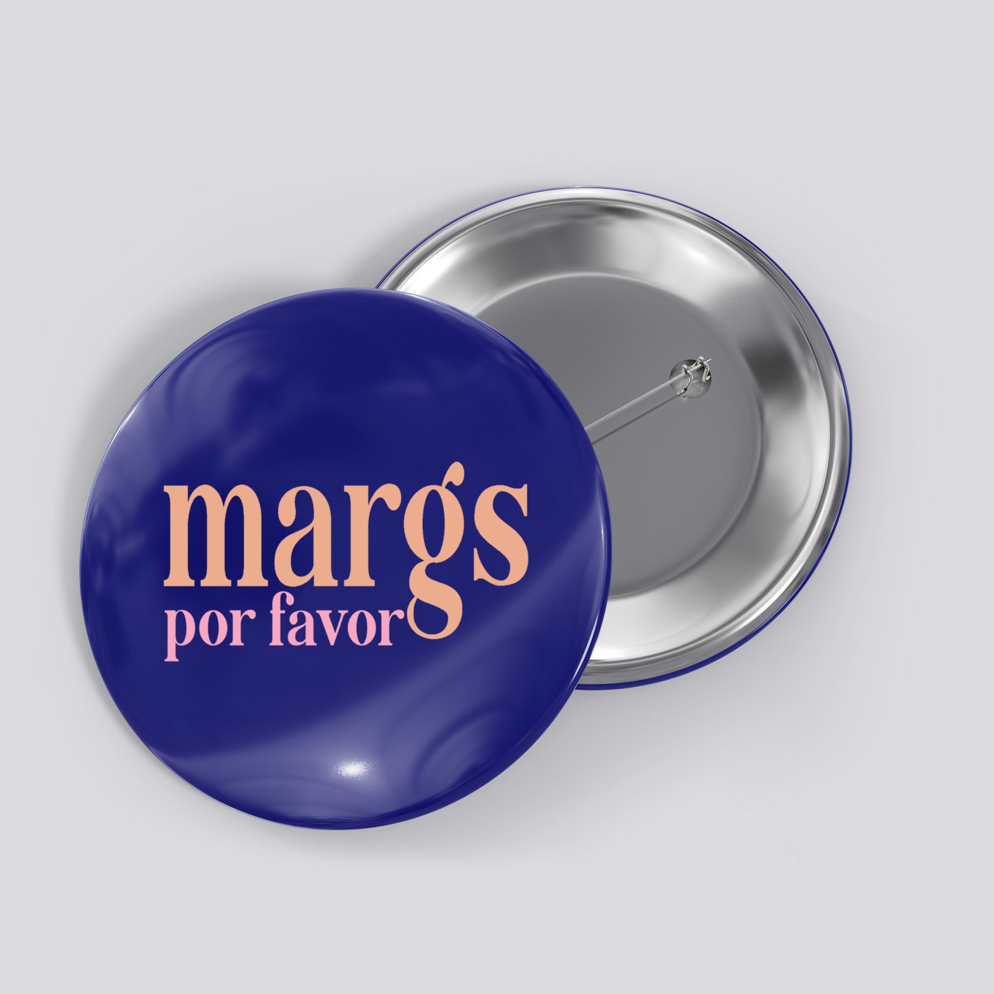 Margs Por Favor Funny Vacation Travel Honeymoon Party Fiesta Gift Button