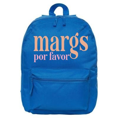 Margs Por Favor Funny Vacation Travel Honeymoon Party Fiesta Gift 16 in Basic Backpack