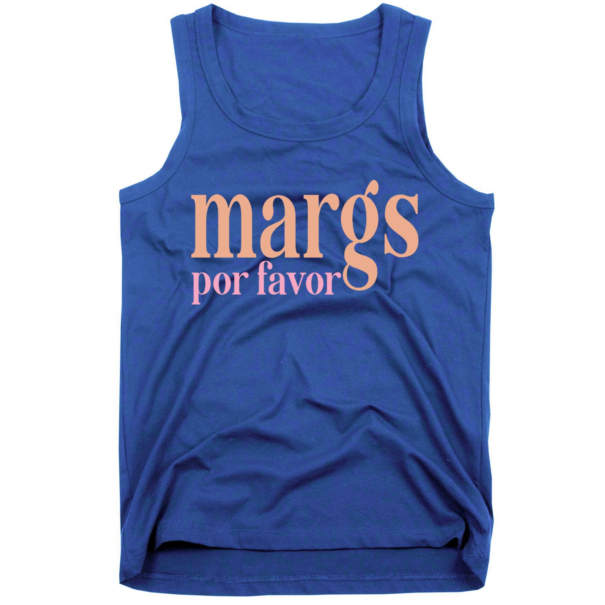 Margs Por Favor Funny Vacation Travel Honeymoon Party Fiesta Gift Tank Top