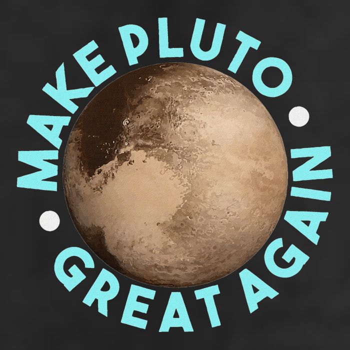 Make Pluto Great Again Funny Science Geek Space Trucker Hat