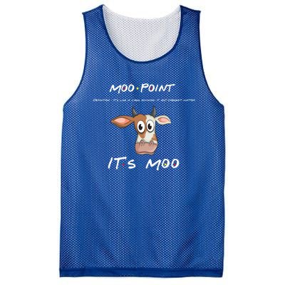 Moo Point Gift Mesh Reversible Basketball Jersey Tank